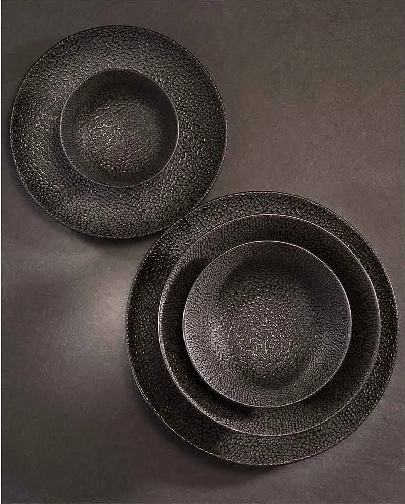 Cosy & Trendy Speiseteller Candy Schwarz ø 26,8 cm - 4 Stück