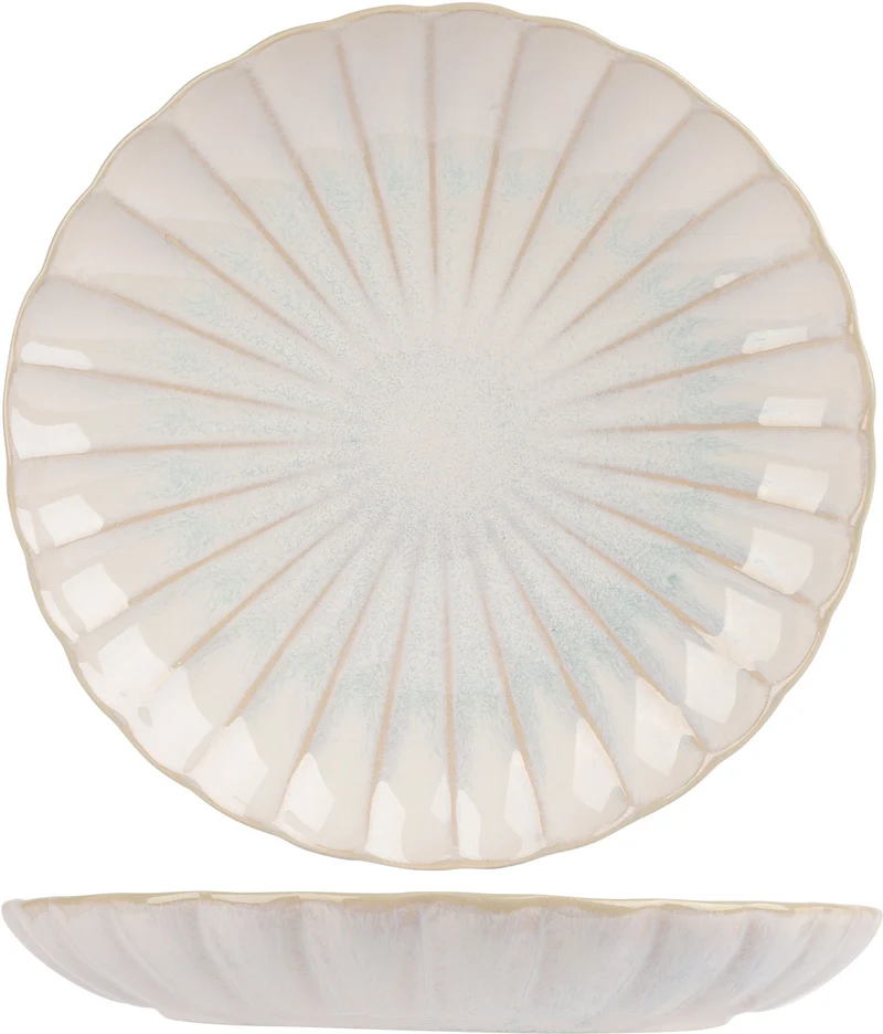 Cosy & Trendy Frühstücksteller / Dessertteller - Astera Pure Weiß - ø 21 cm - 4 Stück