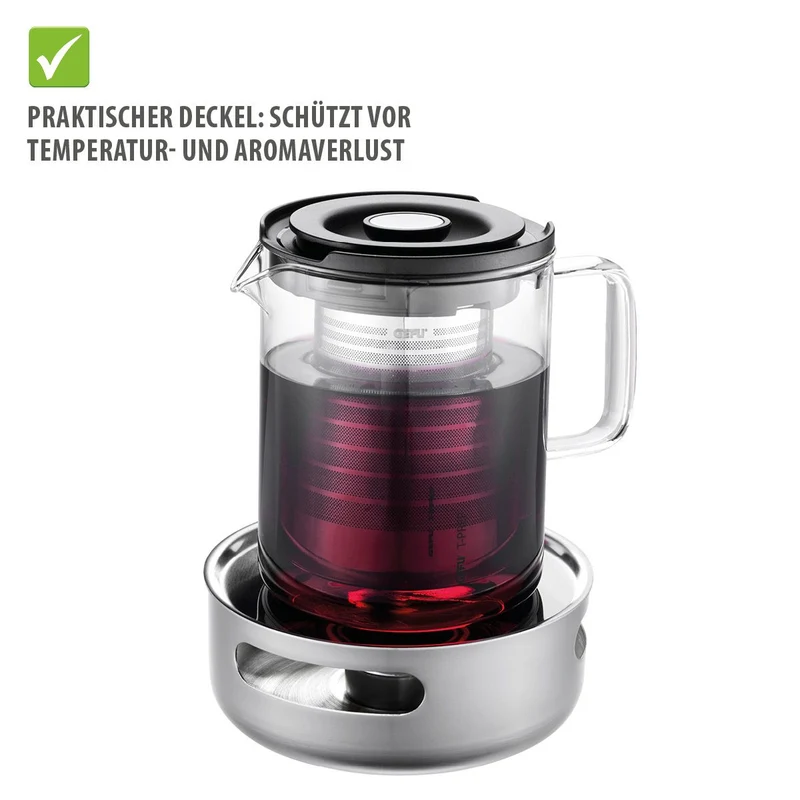 Teekanne, 1.500 ml inkl. Stövchen T-PREP