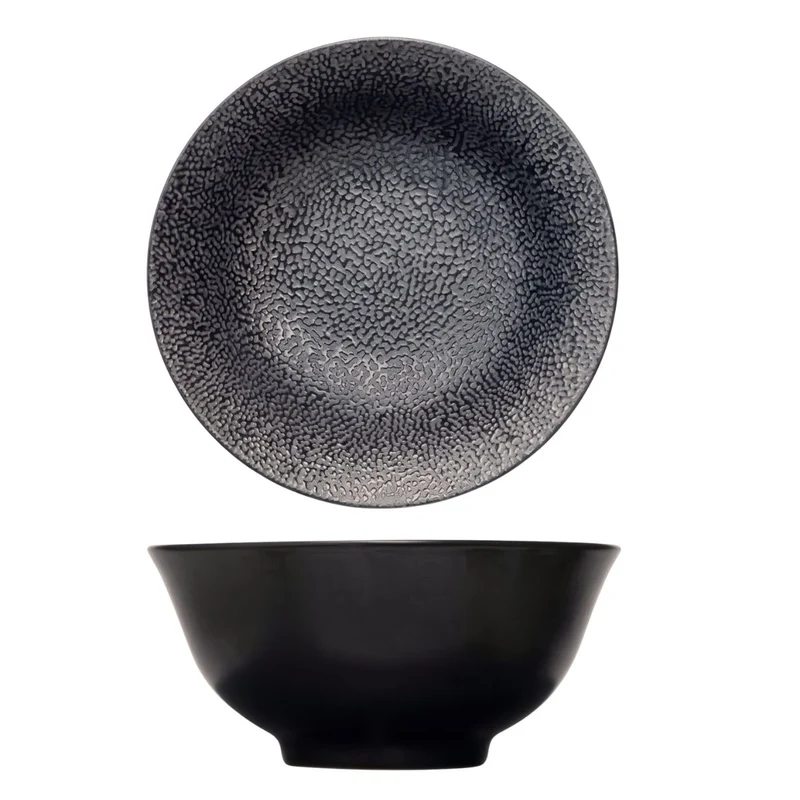 Cosy & Trendy Suppenschalen / Schalen Candy Schwarz ø 16 cm - 4 Stück
