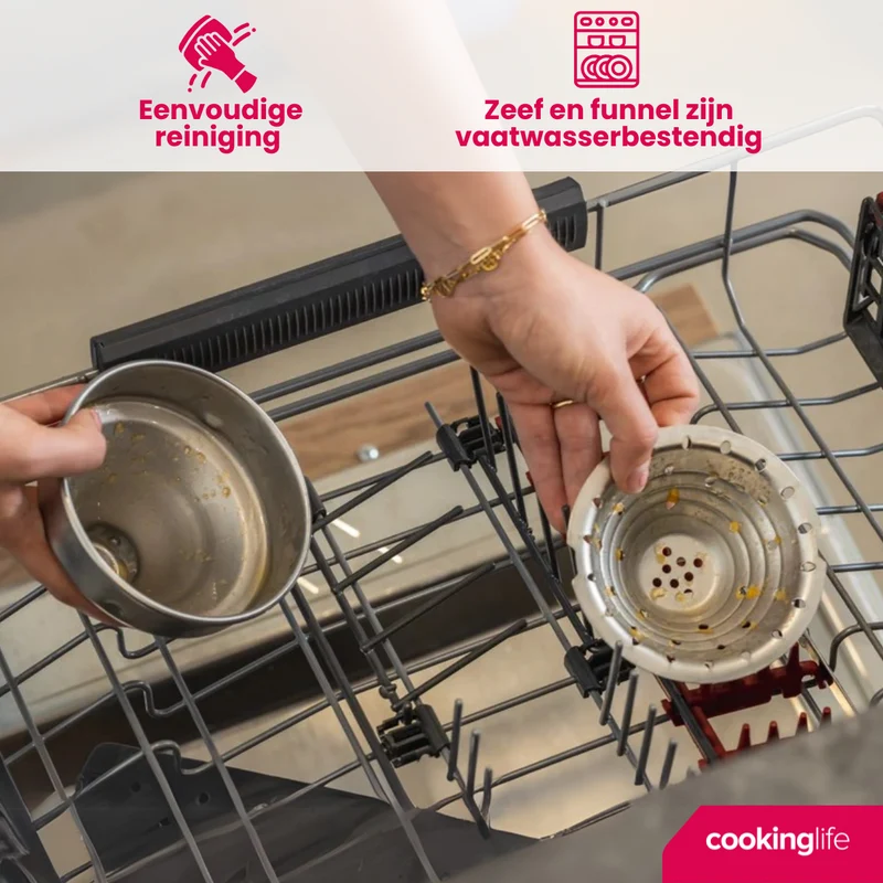 Cookinglife Zitruspresse - Gusseisen - Hebelmodell - Orange