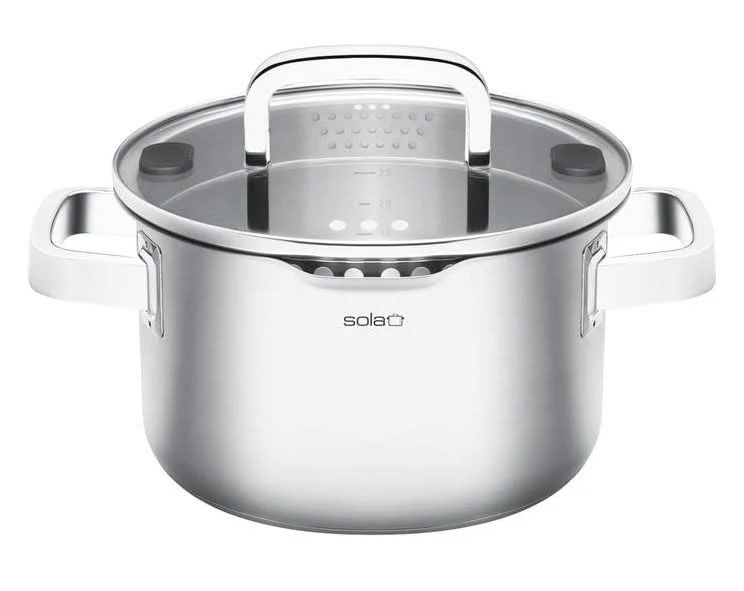 Sola Kochtopf mit Deckel Juvia - ø 24 cm / 5.5 Liter - geeignet für alle Wärmequellen