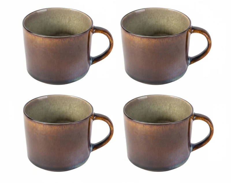 Cosy & Trendy Tassen / Becher Quintana Green - 450 ml - 4 Stück