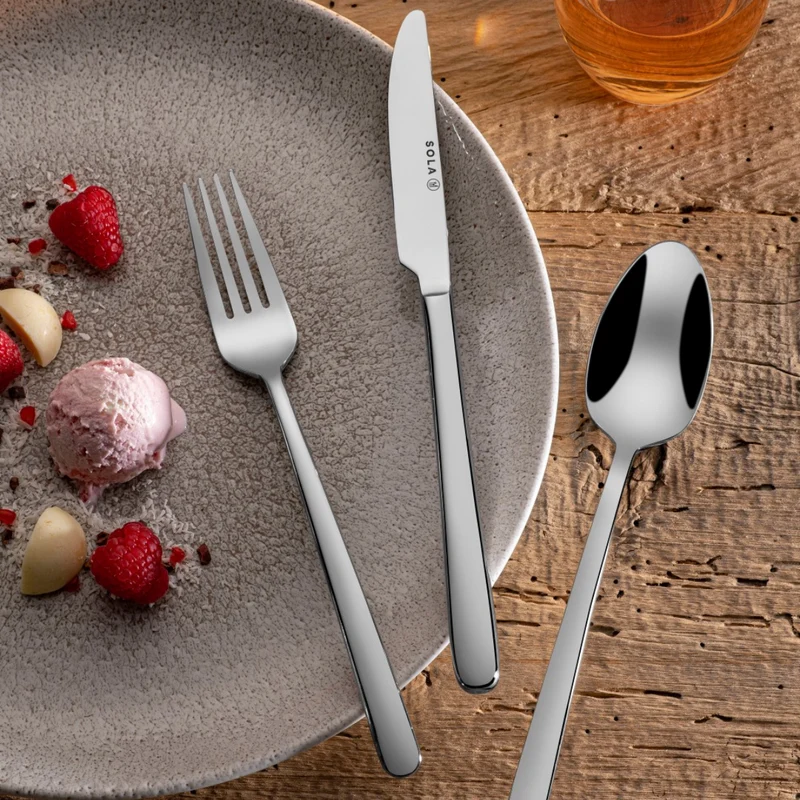 Sola Besteckset Donau - 18/10 Edelstahl - 90-teilig / 9 Personen