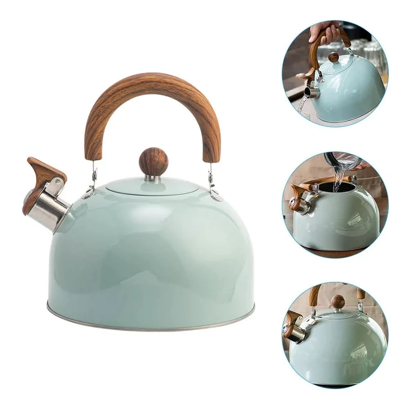 KOCHBegleiter – 3L Roestvrijstalen Kettle met Robuuste Structuur & Zachte Grip