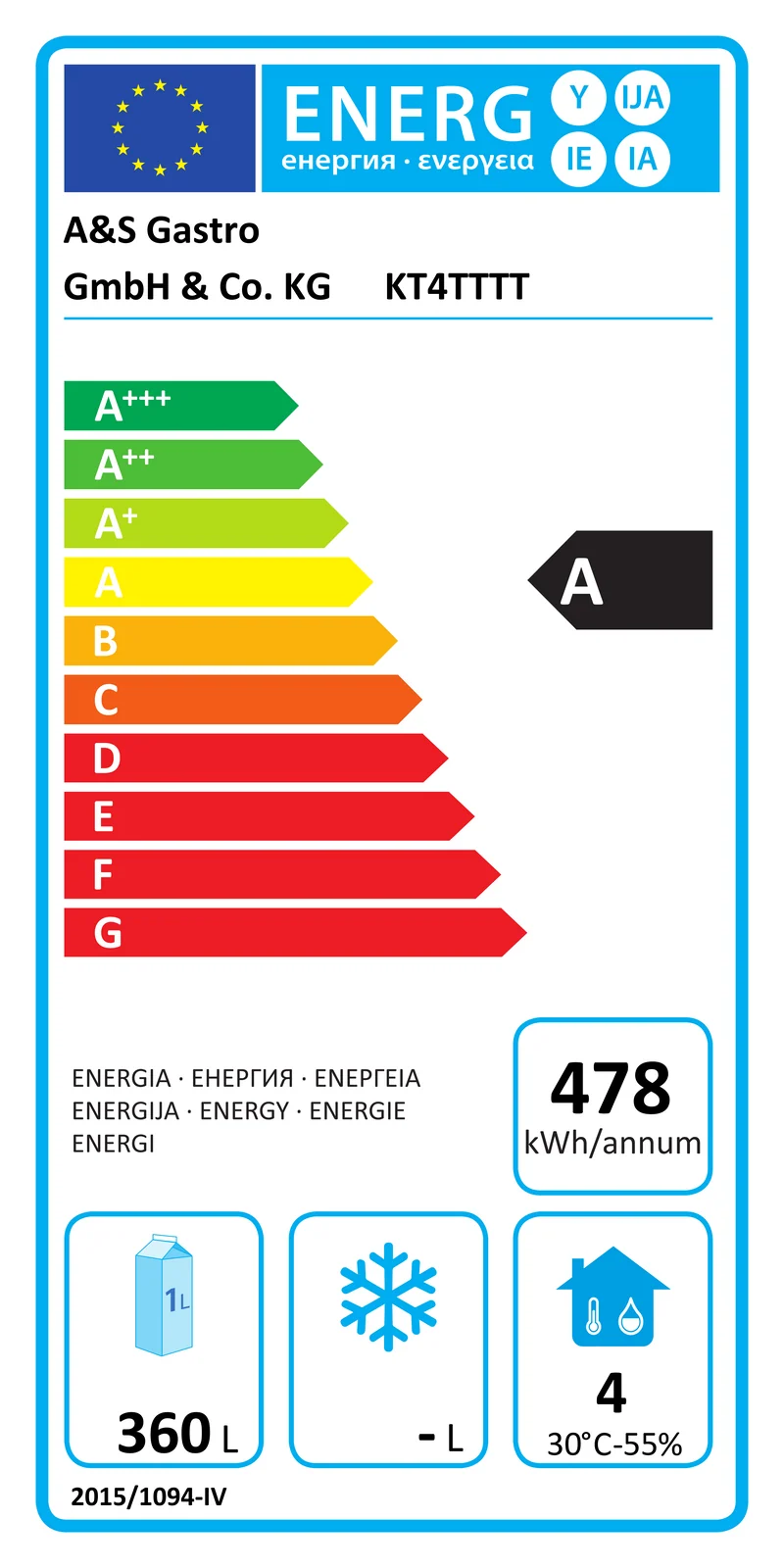 Kühltisch -2 bis +8°C 2330x700x850mm mit 2x Türen, 1x zwei Schubladen und 1x 3 Schubladen – Art.-Nr. KT4DZTT