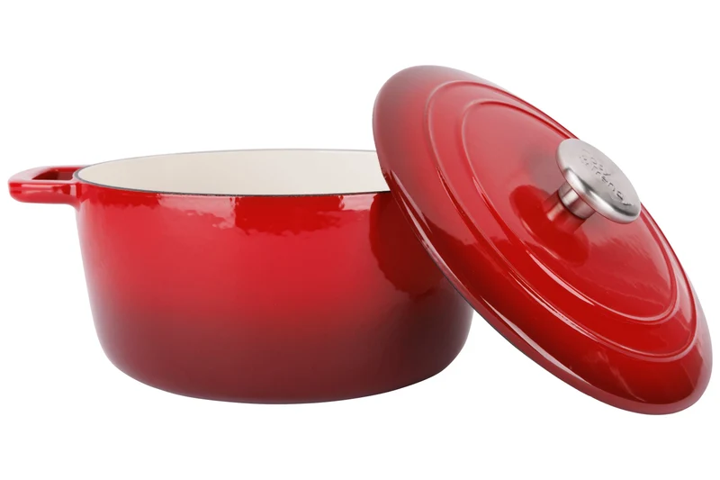 Cosy & Trendy Bräter Fontestic Traditionelle rote aus Gusseisen Ø 28 cm / 6.8 Liter – emailliert
