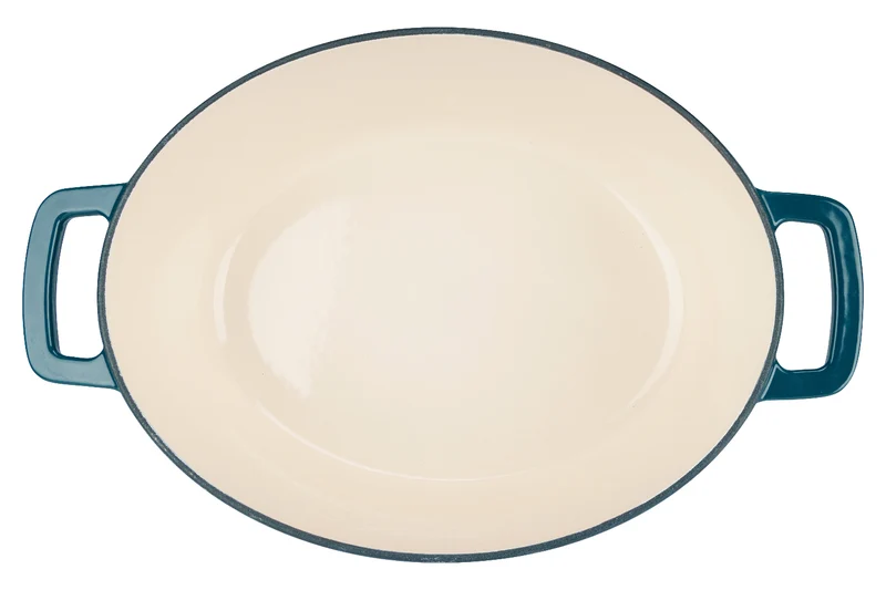 Cosy & Trendy Bräter Fontestic Gusseisen Green Heron Oval – 31 x 24 cm – emailliert