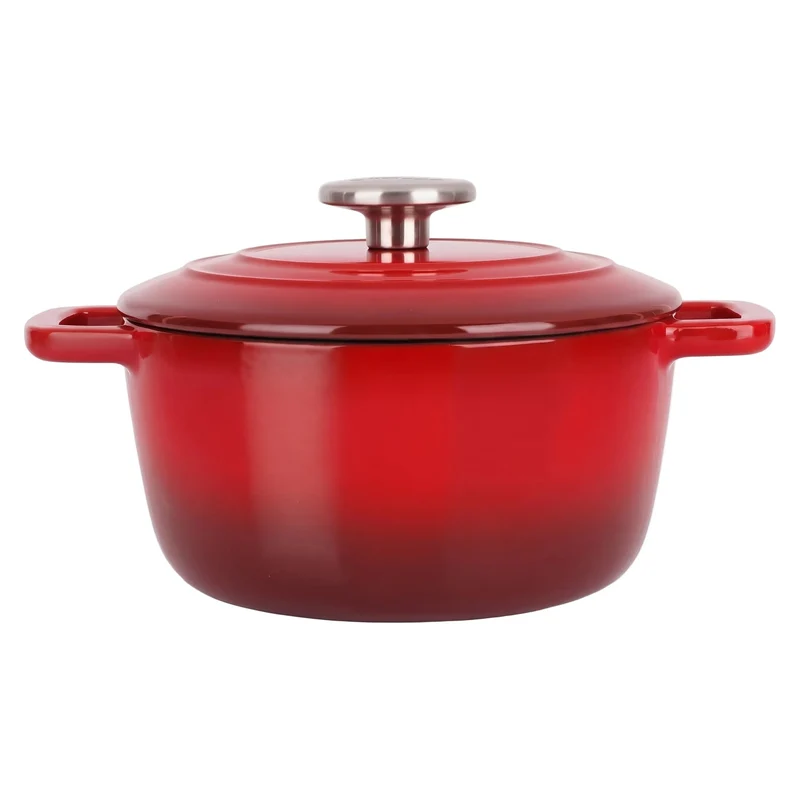 Cosy & Trendy Bräter Fontestic Gusseisen Traditionell Rot Ø 20 cm / 2,7 Liter - Emailliert
