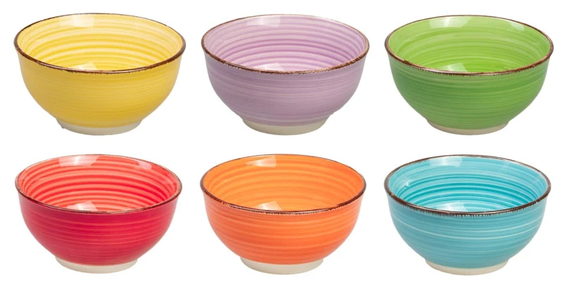 Studio Tavola Schalen Sunny Summer ø 12 cm - 6 Stück