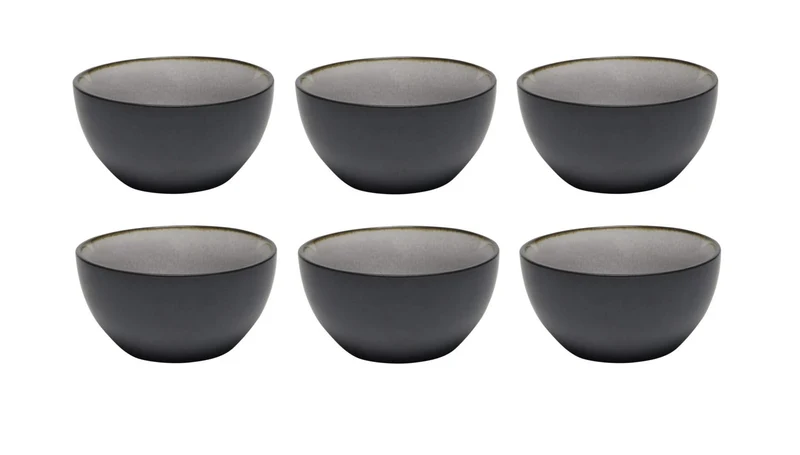 Cookinglife Kleine Schalen Nola Warm Grey ø 12 cm - 6 Stück
