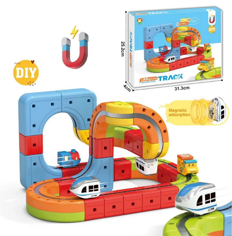 Magnetische Kubustreinset Kinderspeelgoed
