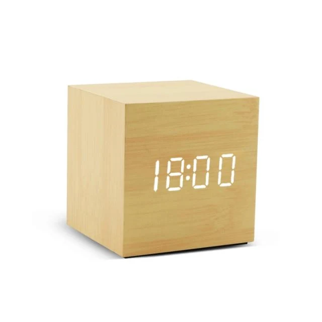 Boom Minimalistische LED Alarmklok Digitale Wekker