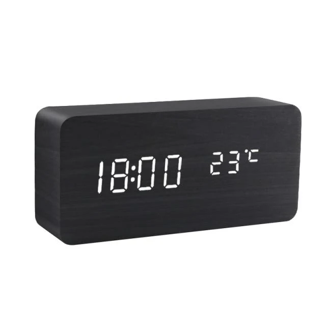 Boom Minimalistische LED Alarmklok Digitale Wekker