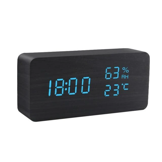 Boom Minimalistische LED Alarmklok Digitale Wekker