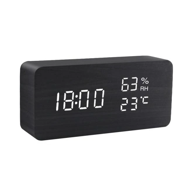 Boom Minimalistische LED Alarmklok Digitale Wekker