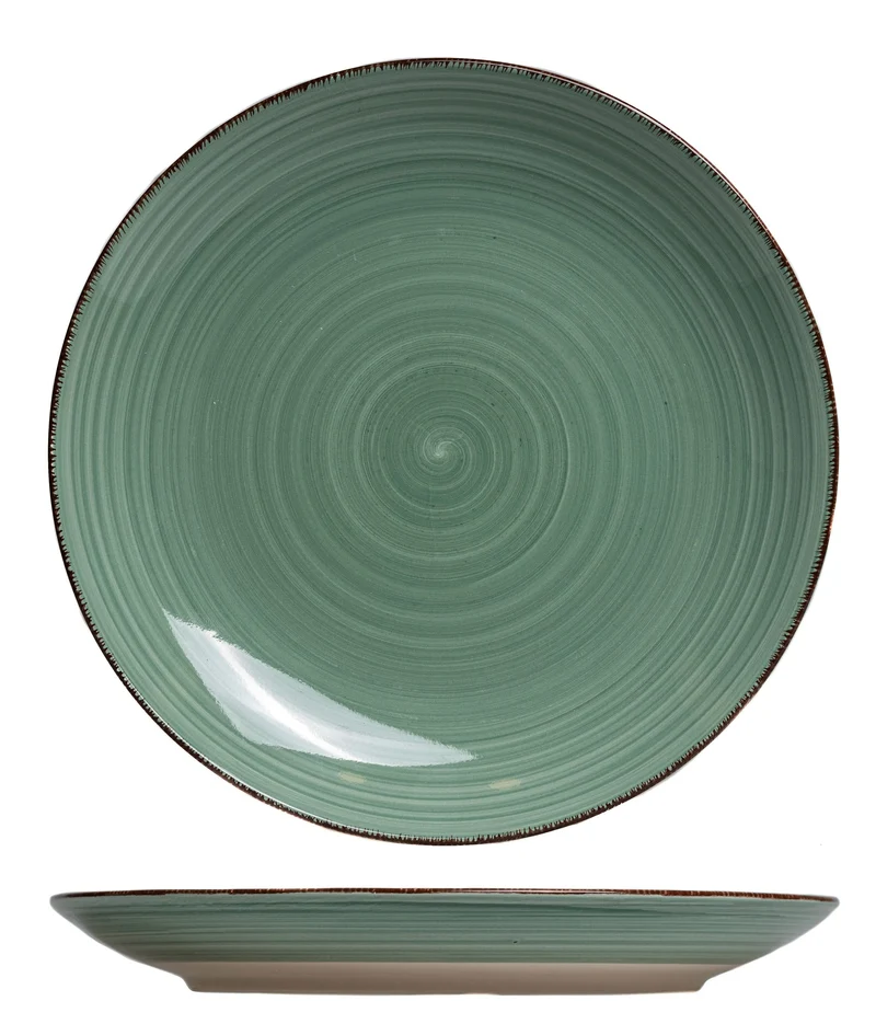 Cookinglife Speiseteller Delice Grün ø 26,5 cm - 6 Stück