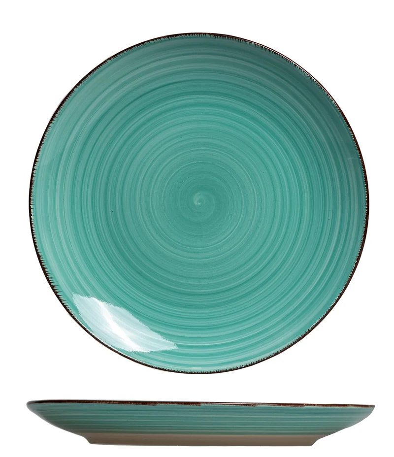 Cookinglife Speiseteller Delice Grün ø 26,5 cm - 6 Stück