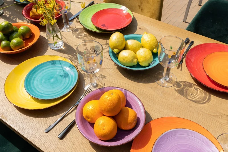 Studio Tavola Frühstücksteller / Dessertteller Sunny Summer ø 19 cm - 6 Stück