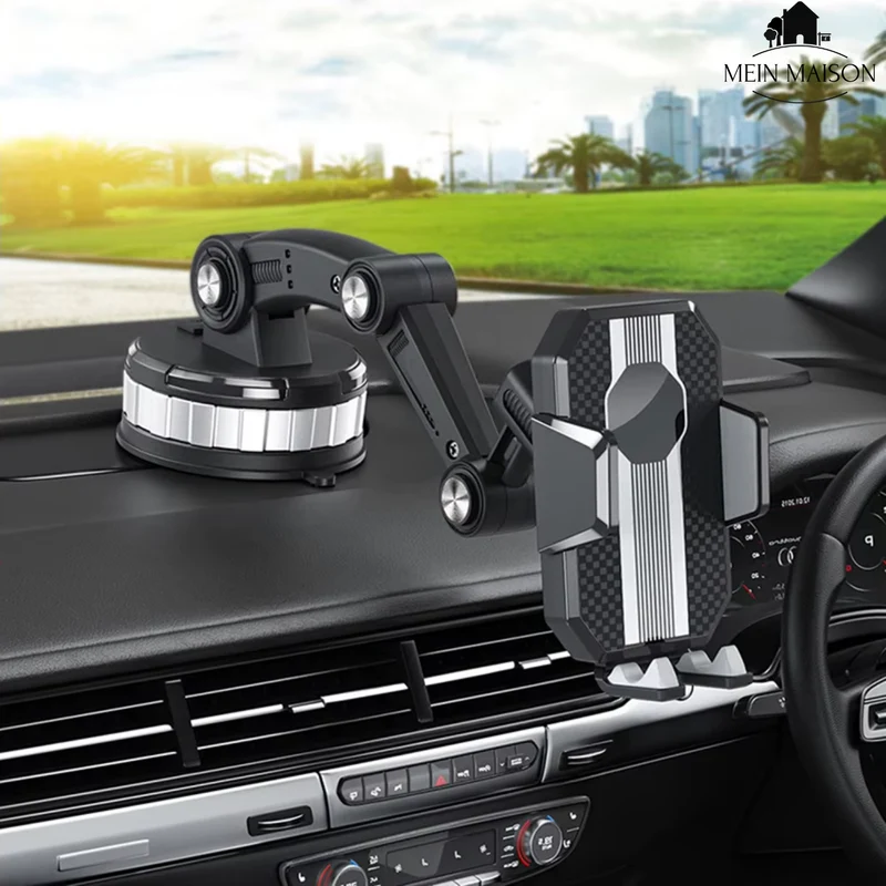 Auto GripTech Handyhouder met Sterke Zuignap en 360° Rotatie