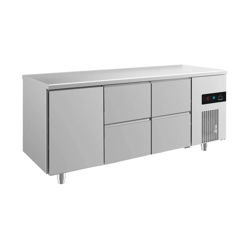Kühltisch -2 bis +8°C 1865x700x850mm mit 1x Tür und 2x zwei Schubladen – Art.-Nr. KT3TZZ