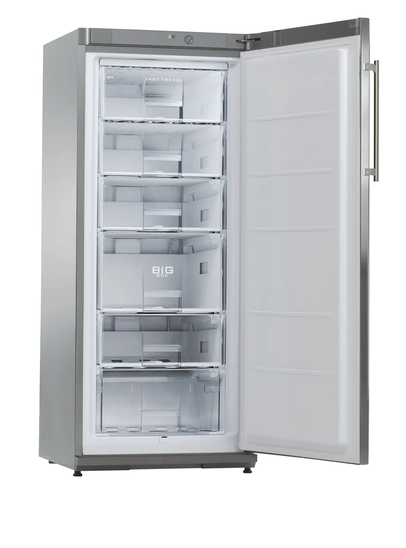 Lagertiefkühlschrank 215 Liter – Inox-Front – 600 x 650 x 1450 mm