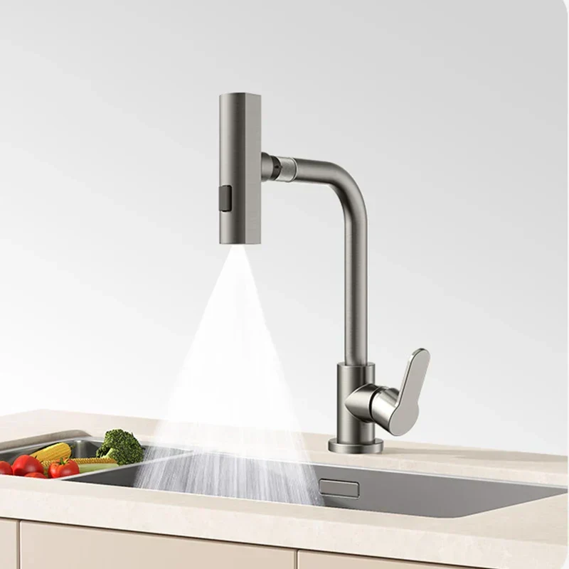 Stijlvolle Waterval Keukenkraan Elegante Functionaliteit