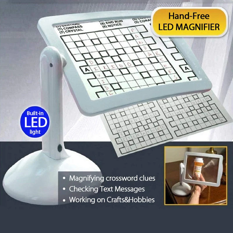 Handsfree Bureau Vergrootglas met LED