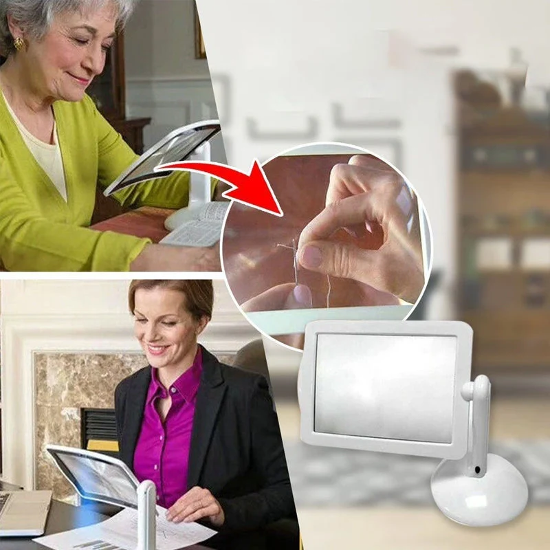 Handsfree Bureau Vergrootglas met LED