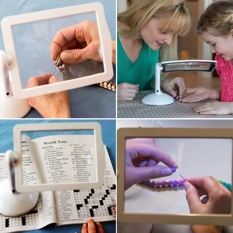 Handsfree Bureau Vergrootglas met LED