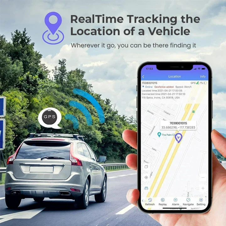 Mini Magnetische GPS Tracker voor Eenvoudige Locatietracking