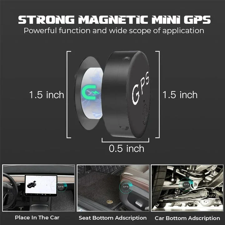 Mini Magnetische GPS Tracker voor Eenvoudige Locatietracking
