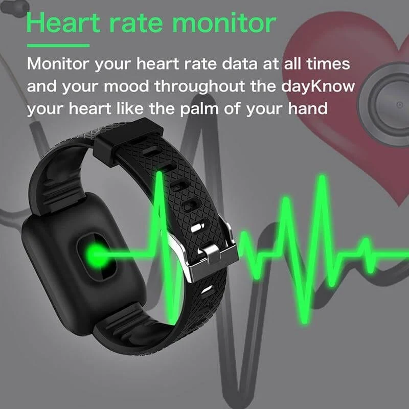 Intelligente Fitness-Tracker Horloge