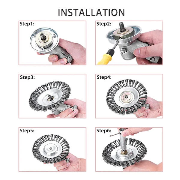Garron™ Koolstofstaal Onkruidborstel & Trimmer
