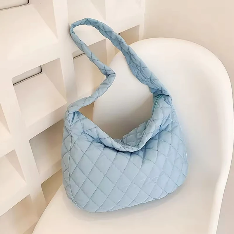 Gepolsterde Ballerina Extra Grote Puffer Tote Crossbody Gepolsterde Schoudertas