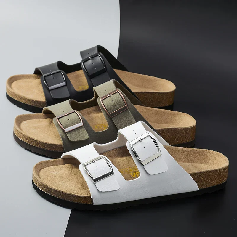 Zomer Heren Sandalen Leer Comfortabel en Stijlvol