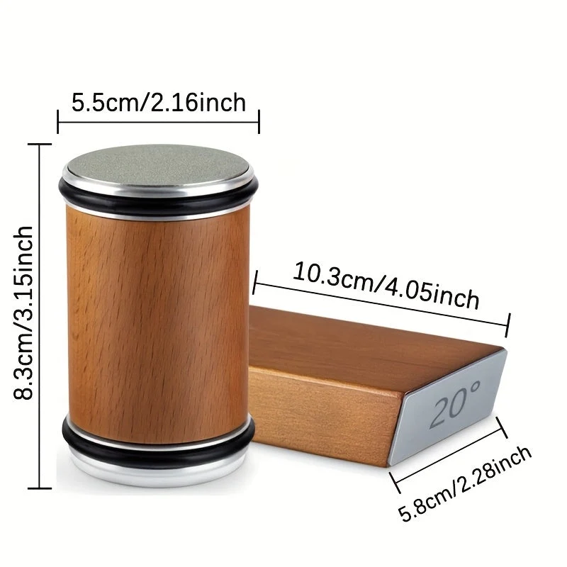 EdgeCraft DuoSharp Slijpsteenset met Magnetische Houder voor Hoeken van 15° en 20° voor Hout en Metaal