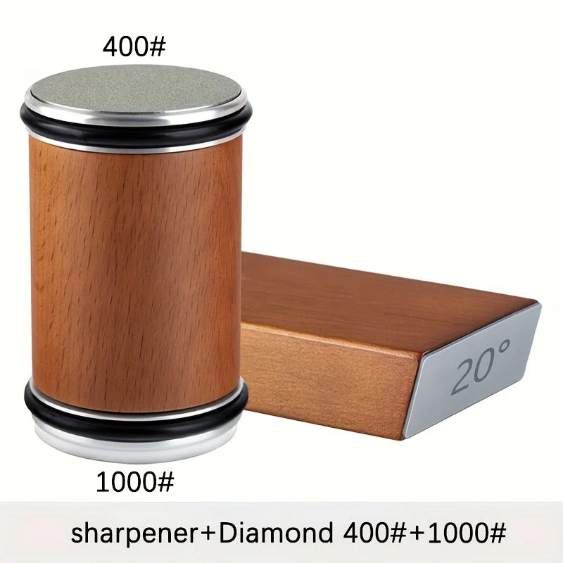 EdgeCraft DuoSharp Slijpsteenset met Magnetische Houder voor Hoeken van 15° en 20° voor Hout en Metaal