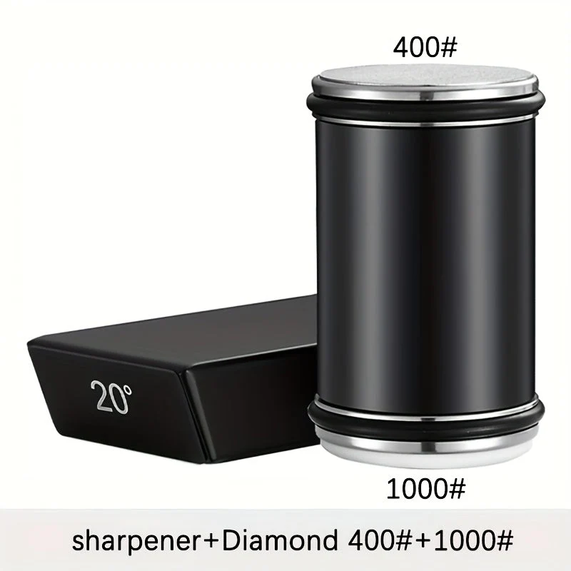 EdgeCraft DuoSharp Slijpsteenset met Magnetische Houder voor Hoeken van 15° en 20° voor Hout en Metaal