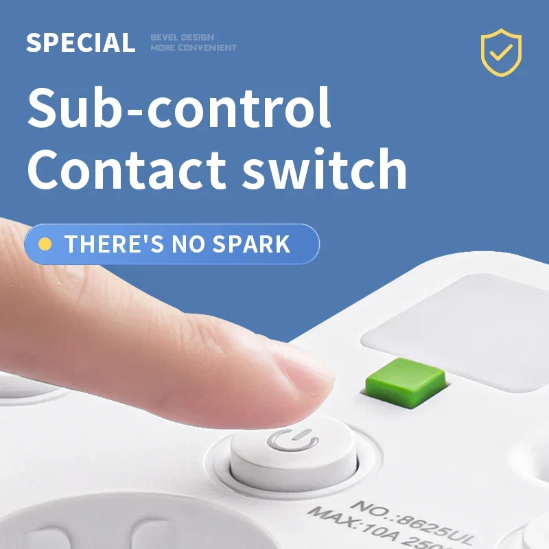 VOLTRIQ ProLine Stekkerdoos met Meerdere Stopcontacten, USB Type-C en Overspanningsbeveiliging