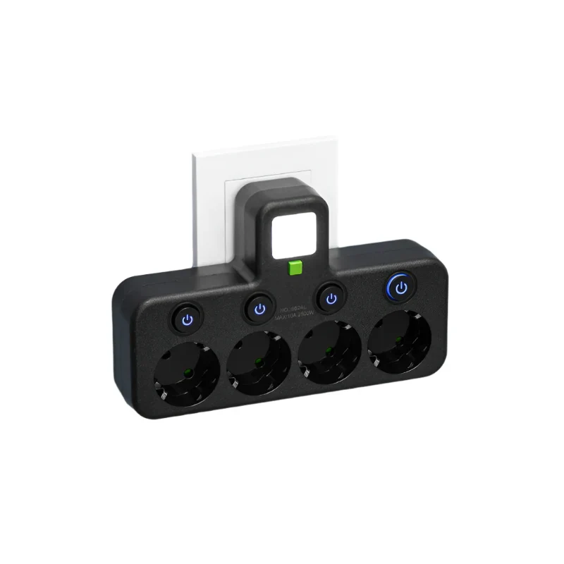 VOLTRIQ ProLine Stekkerdoos met Meerdere Stopcontacten, USB Type-C en Overspanningsbeveiliging