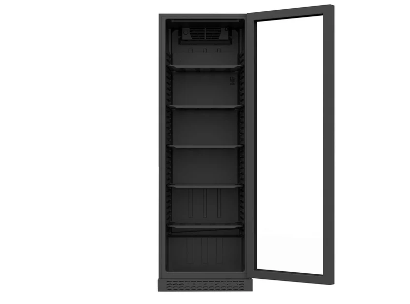 Getränkeühlschrank 373 Liter – 595x605x1810 mm – schwarz