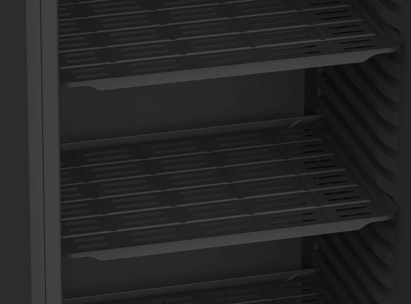 Getränkeühlschrank 373 Liter – 595x605x1810 mm – schwarz