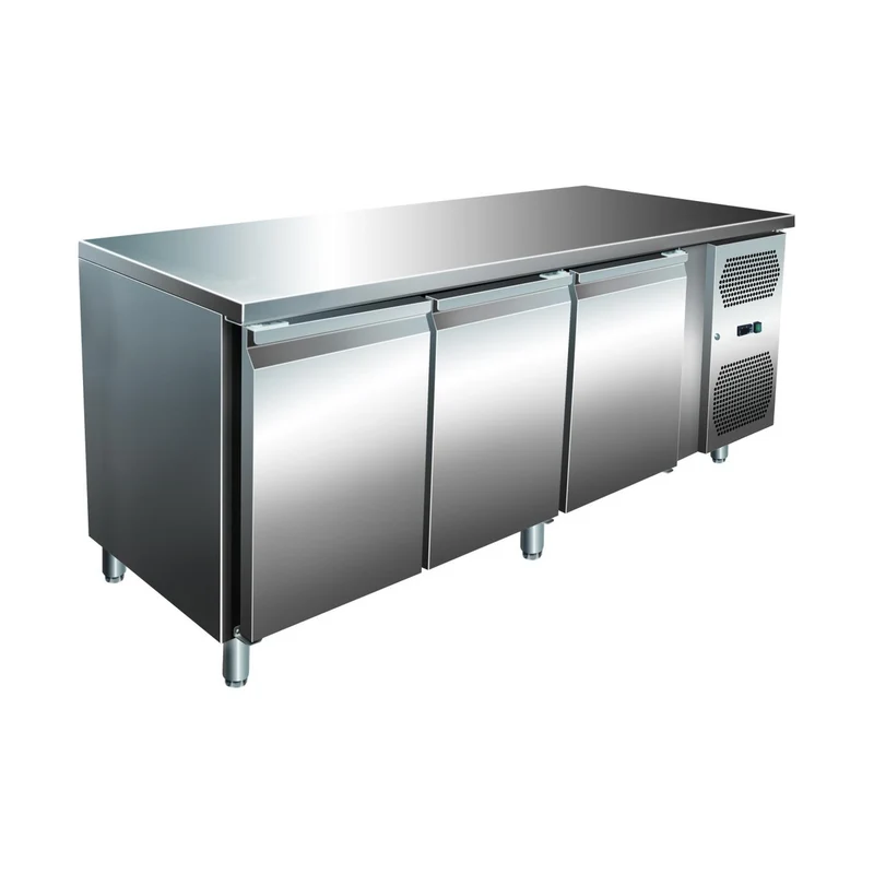VIP Kühltisch mit 3 Türen -2 bis +8°C 1.795x700x860 mm