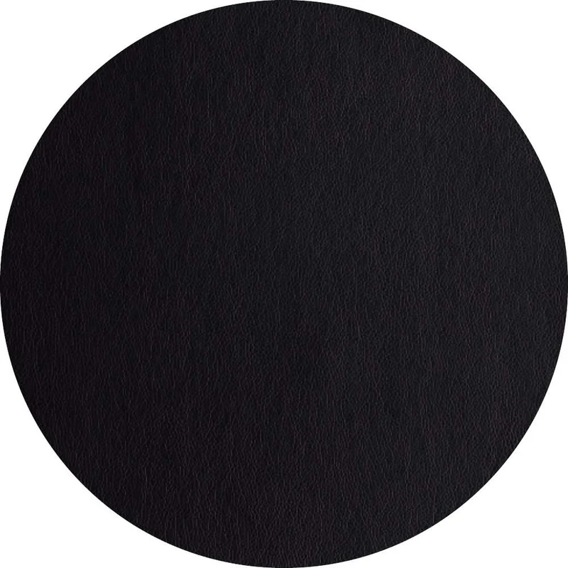 ASA Selection Platzset - Leder Optik Fein - Schwarz - ø 38 cm