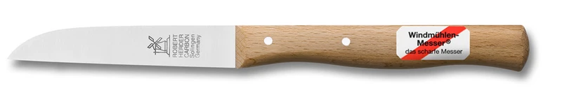 Robert Herder Mühlenmesser Edelstahl Holz - Klinge 8,5 cm