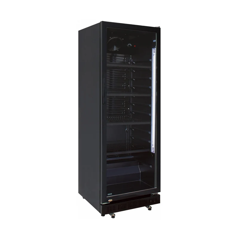 Flaschenkühlschrank 310 L 620x635x1562 mm, schwarz