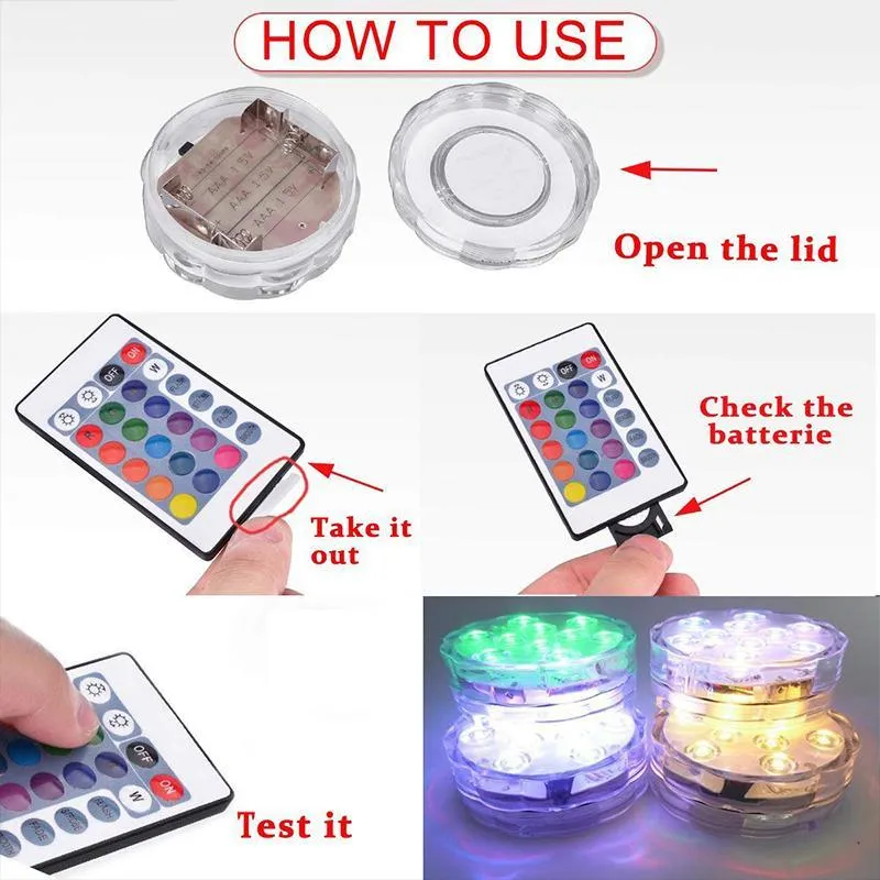 Afstandsbediening Waterdicht Magnet Zuignap LED Licht