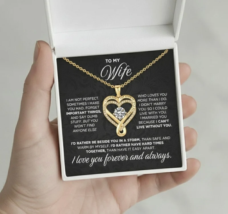 ForeverLove | Voor Mijn Vrouw Ik Hou Voor Altijd Van Je Ketting Cadeau