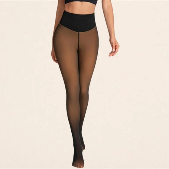 ThermoCurve | Originele Fleece Gevoerde Leggings Taille Bepalend Warm Slank
